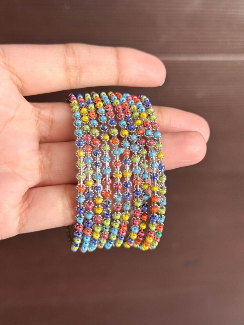 Colorful steel Bangles