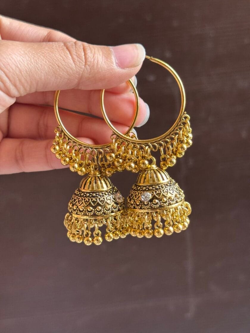 Anarkali bali golden