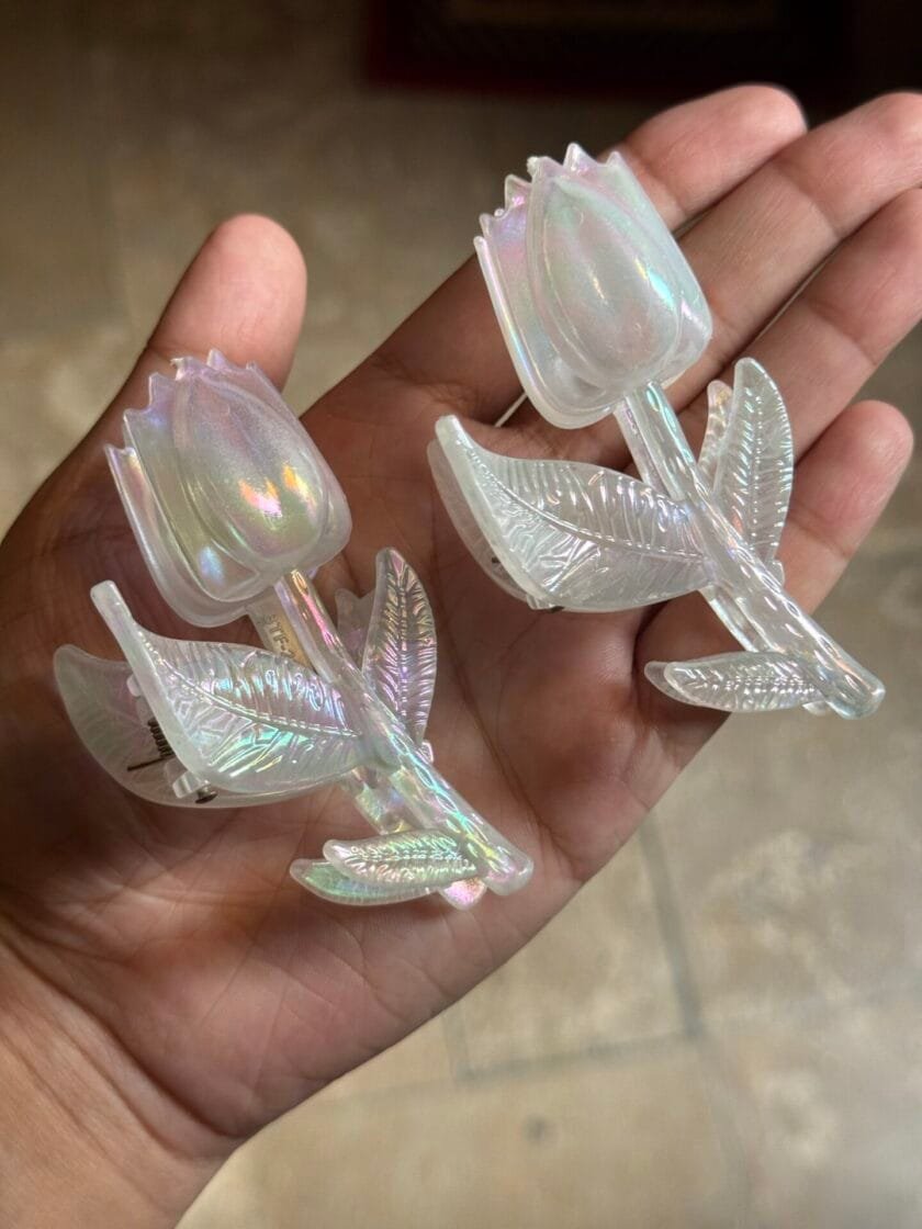Flower hair claw (single)