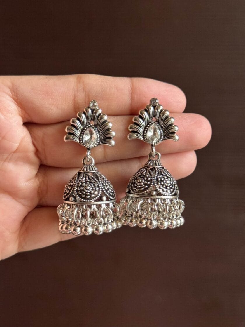 Dilras jhumki silver