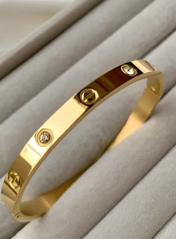 Gold cartier bracelet Stainless steel