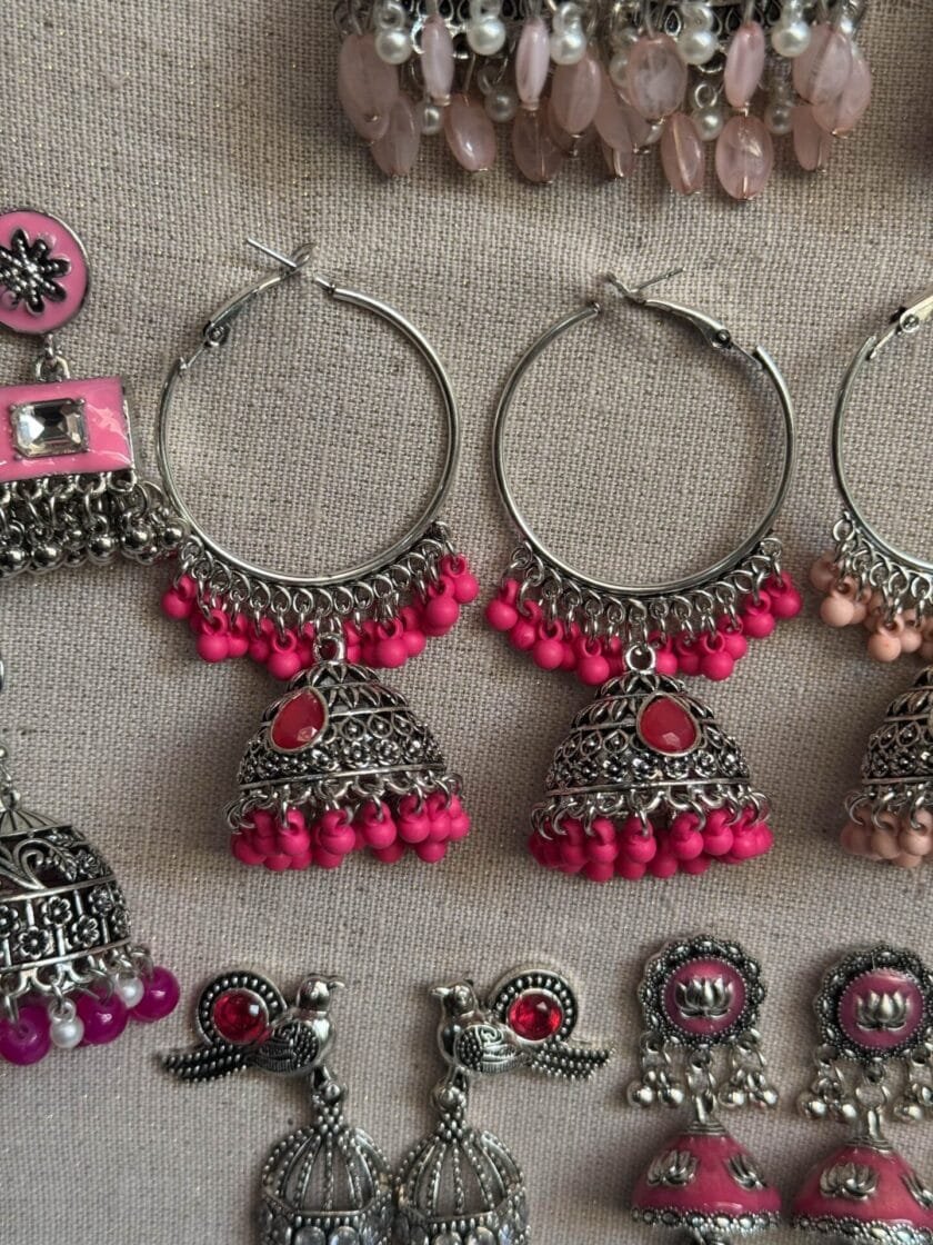 Pink jhumki - Image 7