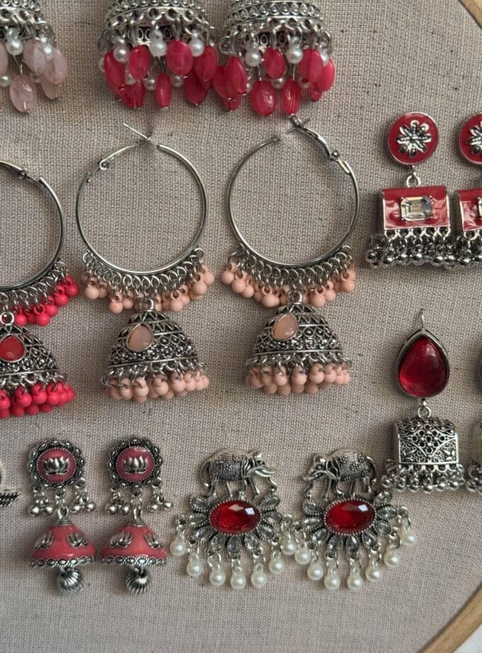 Pink jhumki