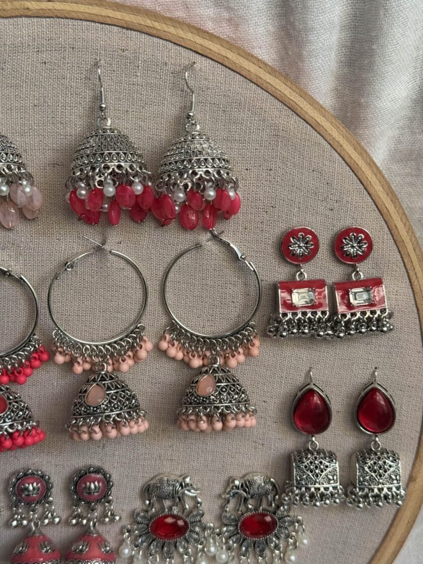 Pink jhumki - Image 5
