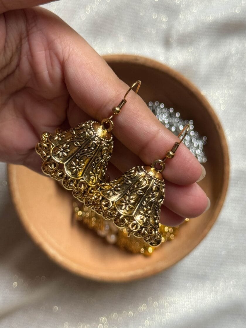 Ghanti ghongroo jhumka antique - Image 2
