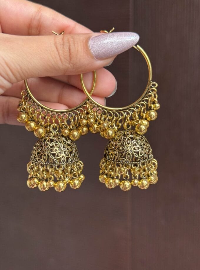 Bali jhumki antique-3