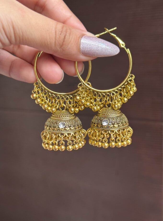 Bali jhumki antique -1