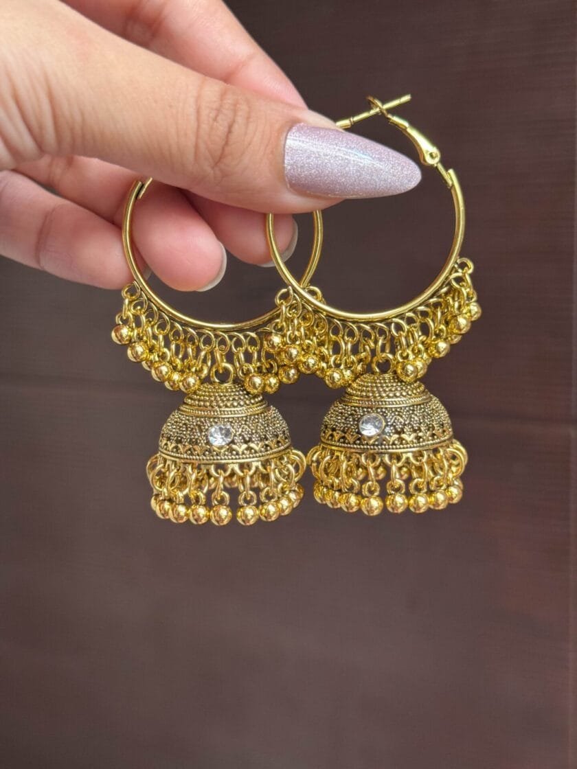 Bali jhumki antique -1