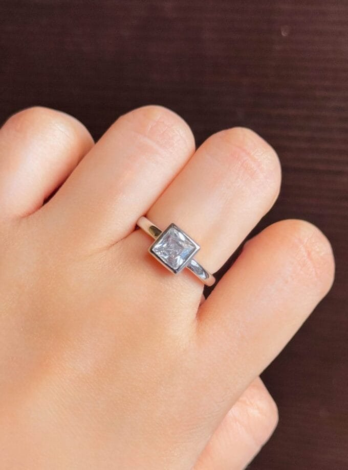 Silver ring adjustable-1