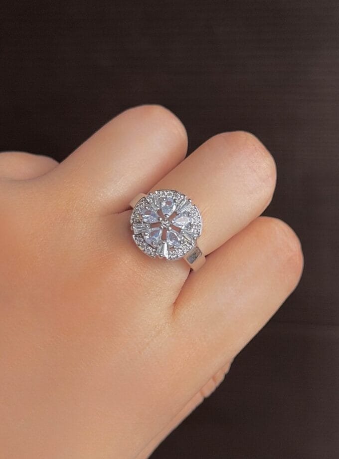 Silver ring adjustable-2