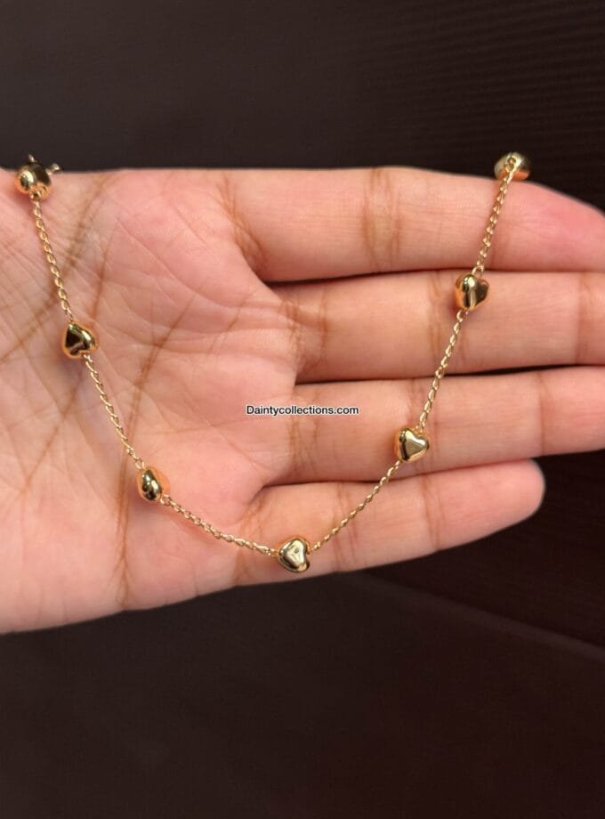 Amour minimal anklet