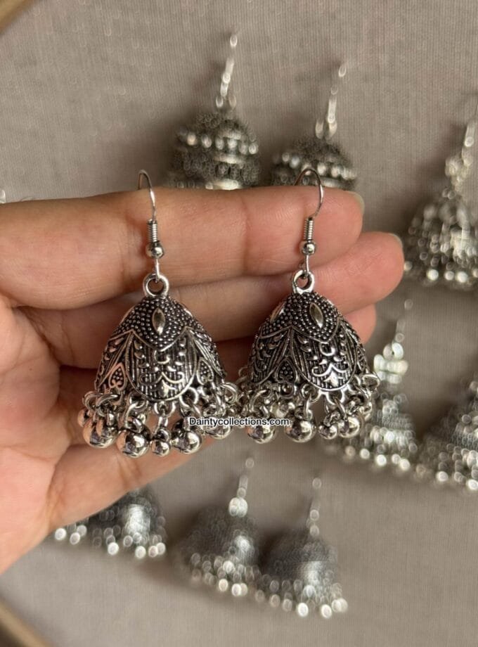 Gohar jhumki silver