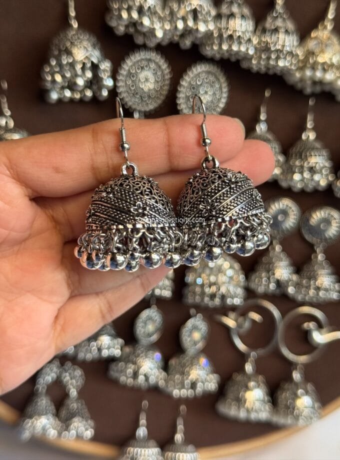 Silver jhumkay frame