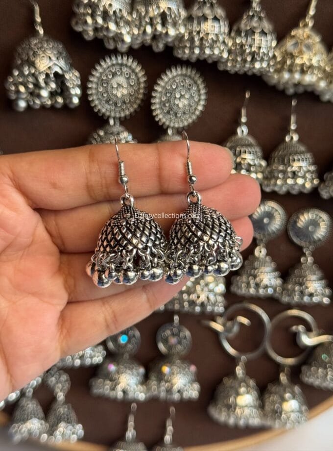 Silver jhumkay frame