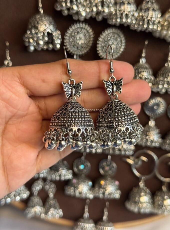 Silver jhumkay frame