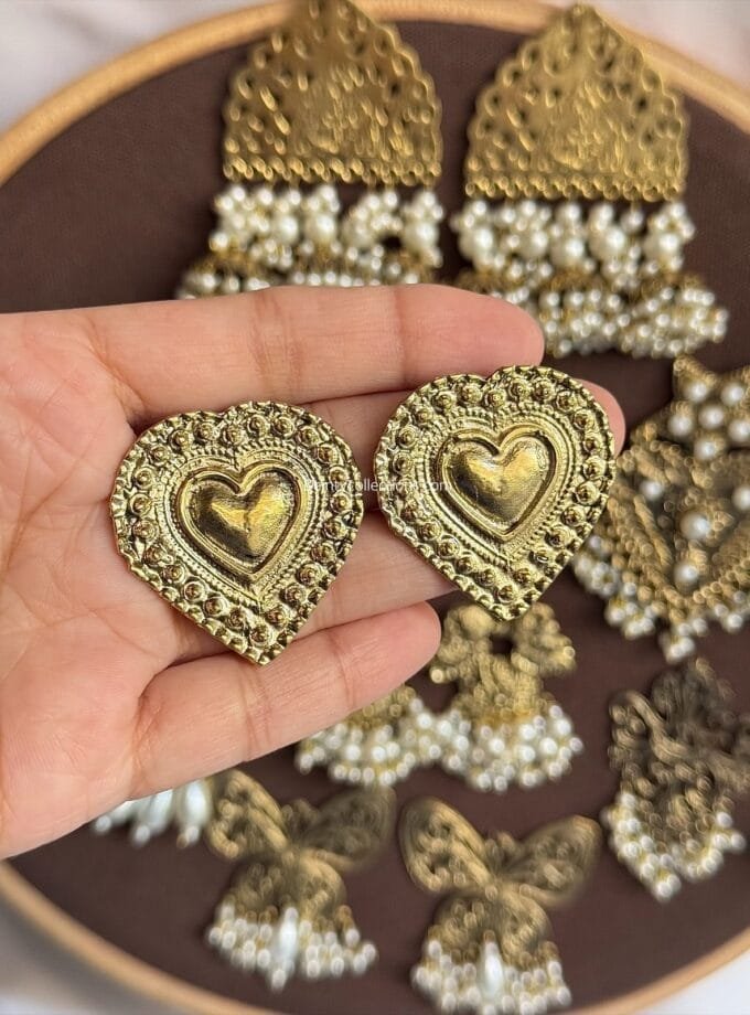 Afghani antique jhumkas