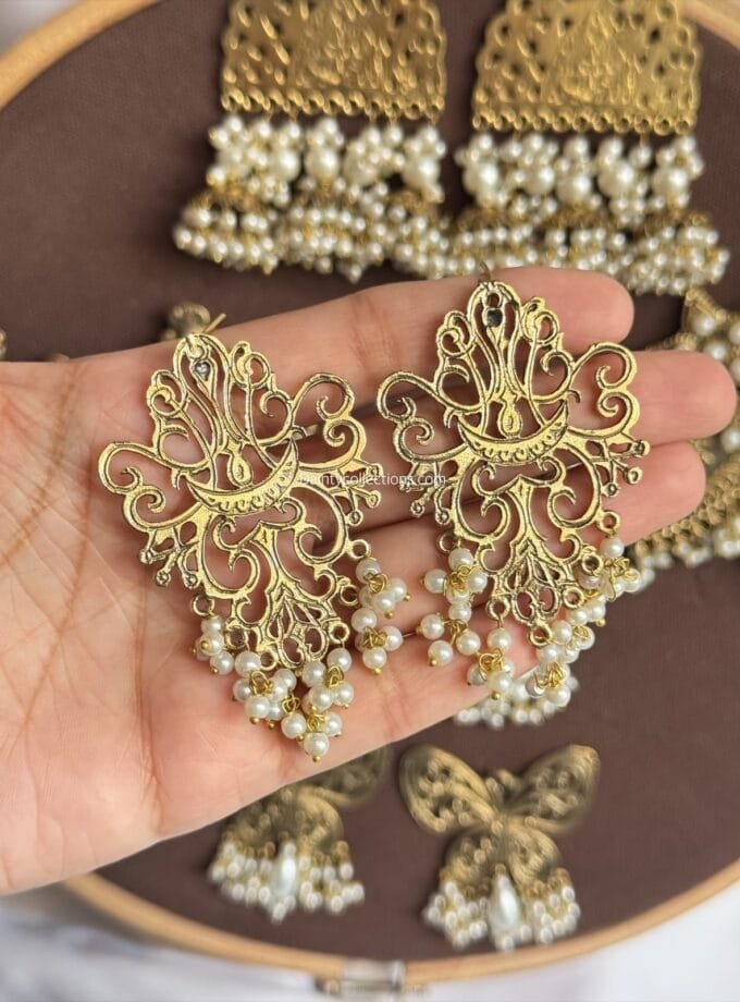 Afghani antique jhumkas