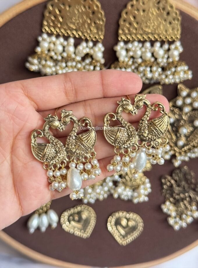 Afghani antique jhumkas