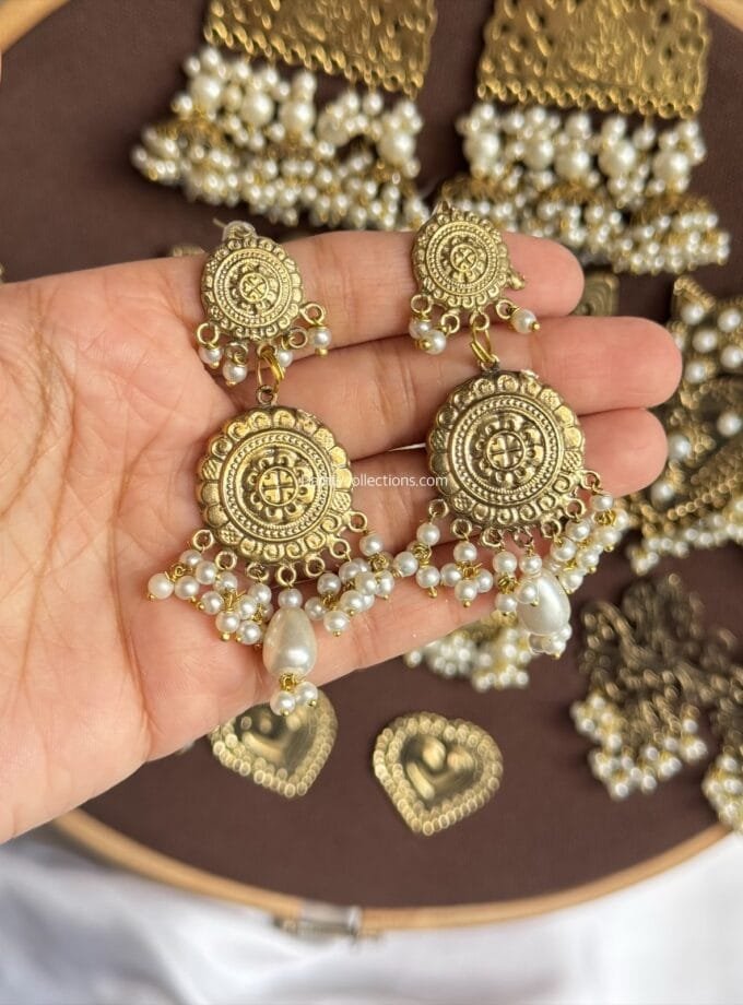 Afghani antique jhumkas