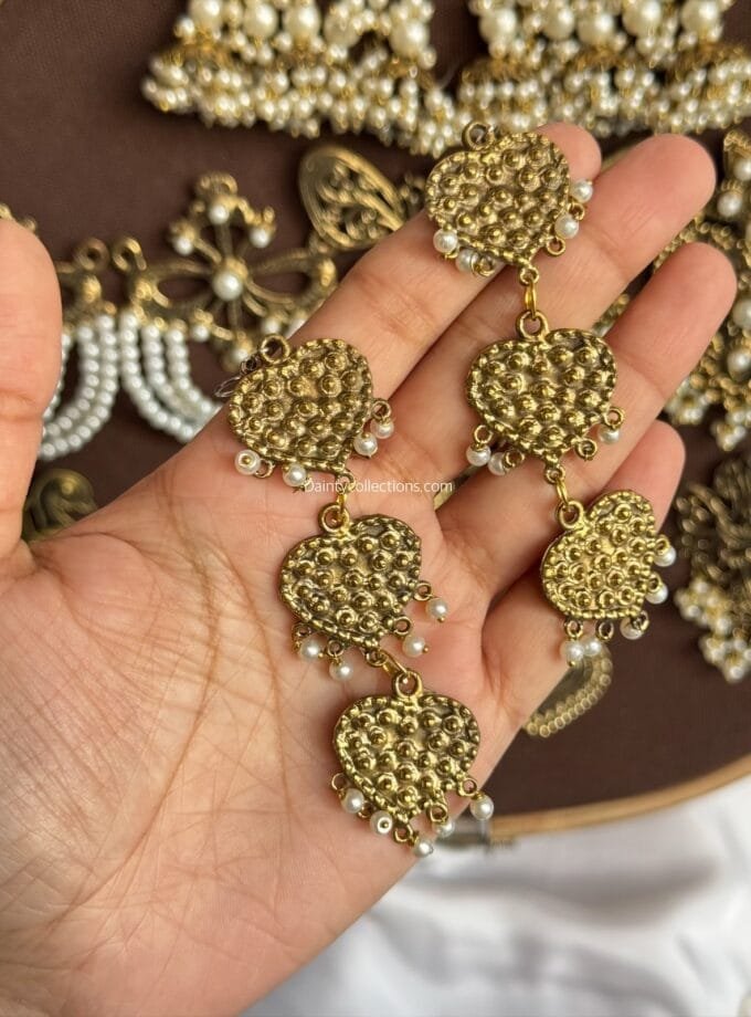 Afghani antique jhumkas