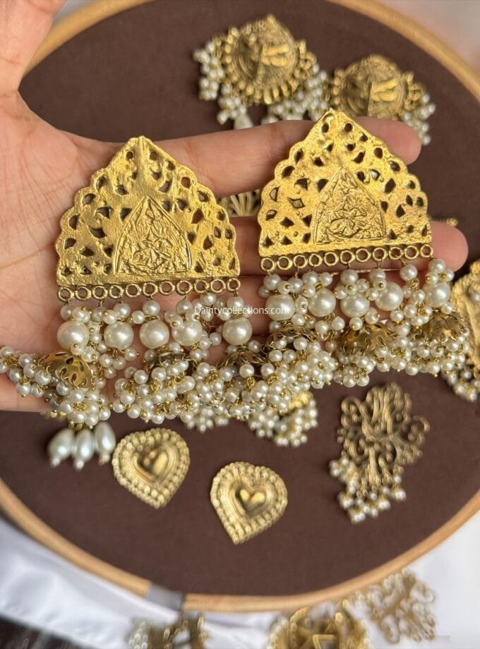 Afghani antique jhumkas