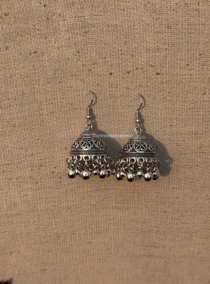 Laila jhumki silver