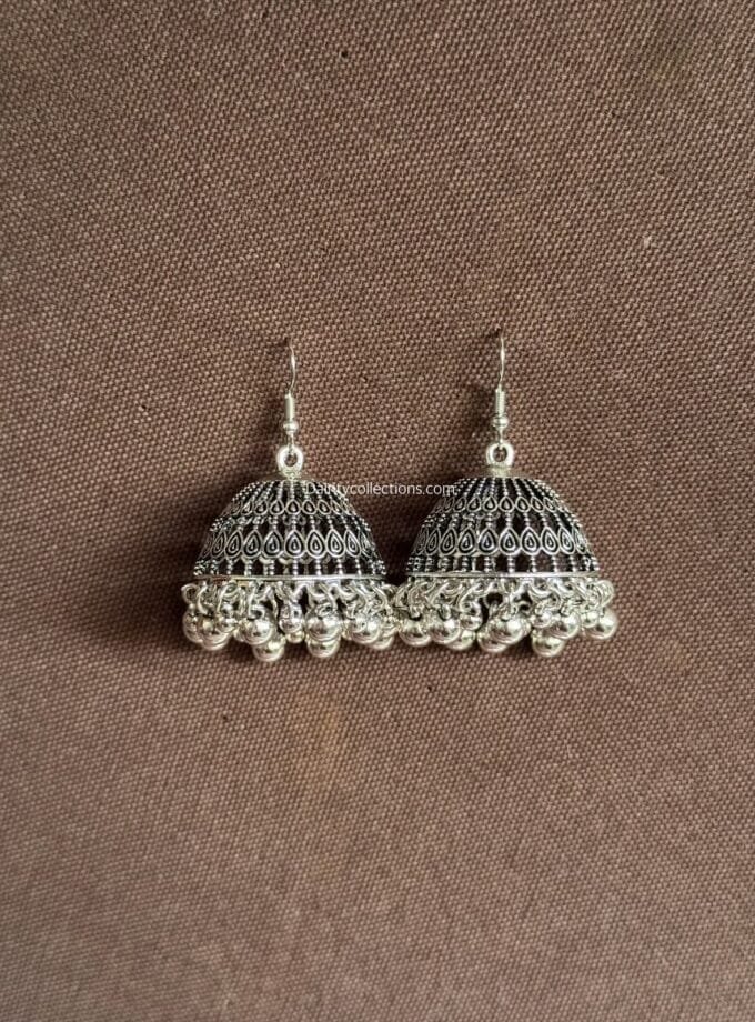 Matka silver jhumki