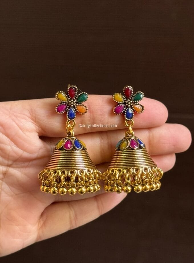 Basanti jhumka antique