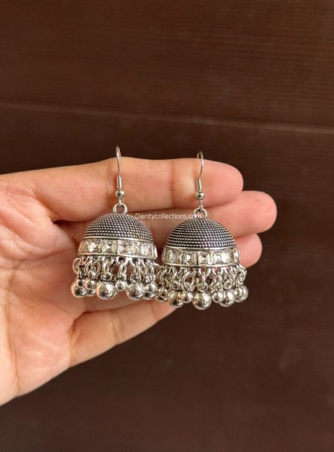 Saman jhumki silver