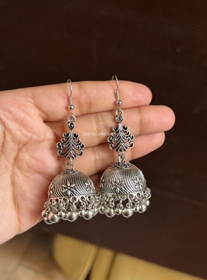 Babli jhumki silver