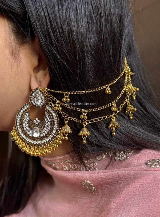 Marhaba Bali antique with triple layer ghongroo saharay