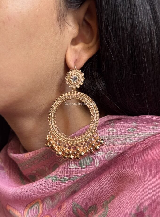 Sooraj Bali rose gold