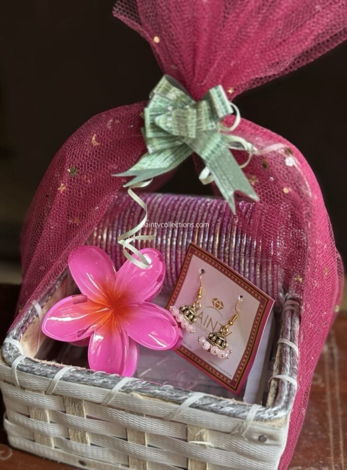Mini Eid basket - pink
