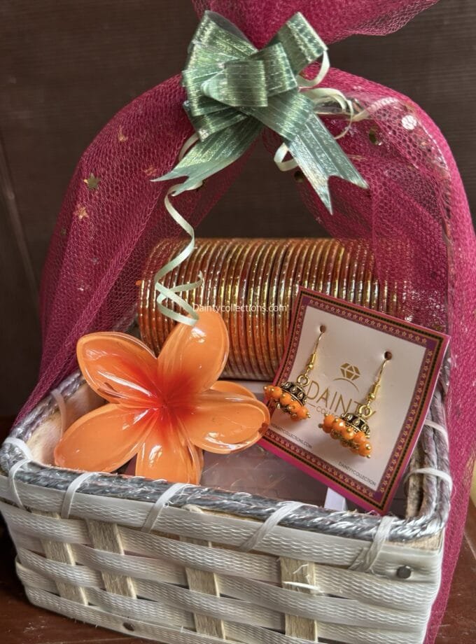 Mini Eid basket - orange