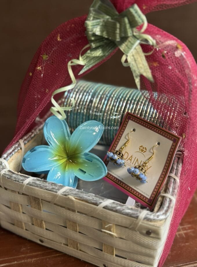 Mini Eid basket - turquoise