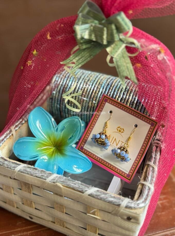 Mini Eid basket - blue