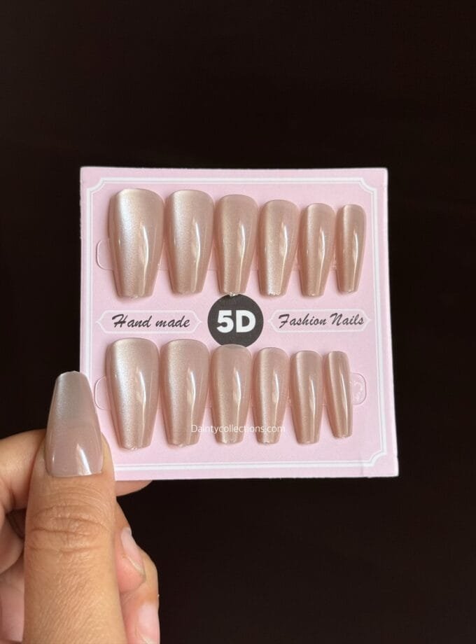 Ballerina nails with sticker sheet