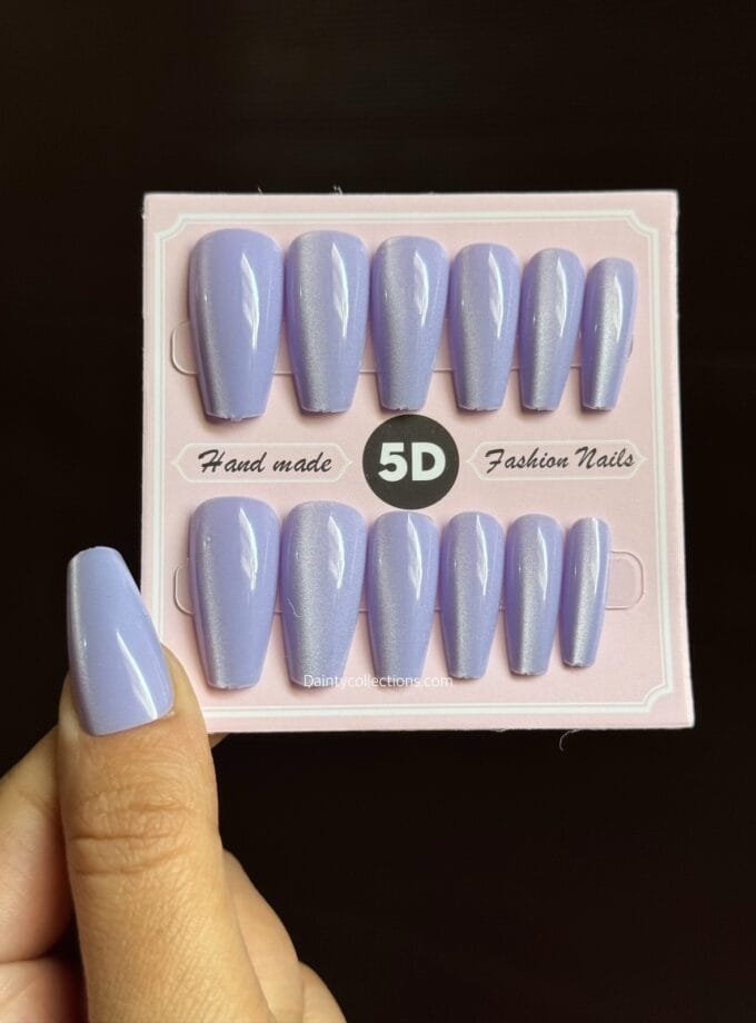 Ballerina nails with sticker sheet