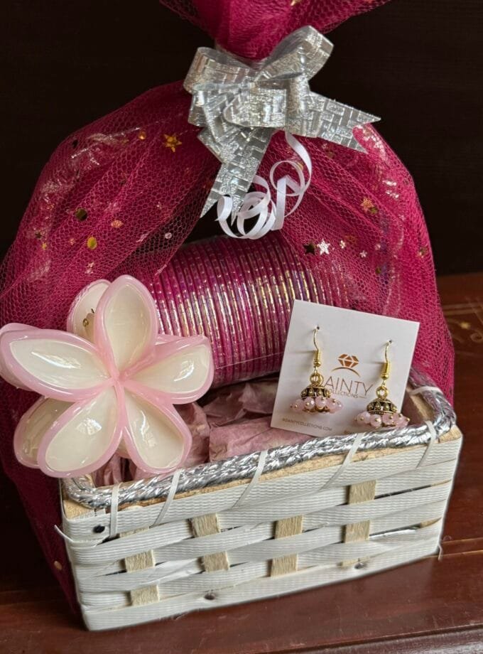 Mini Eid basket - pink