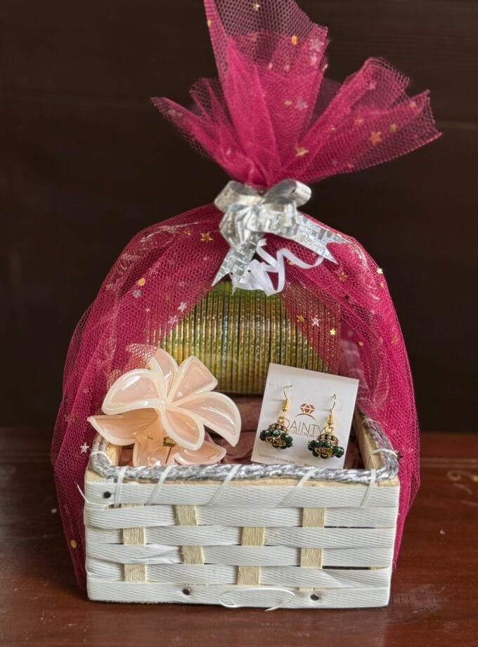 Mini Eid basket - green