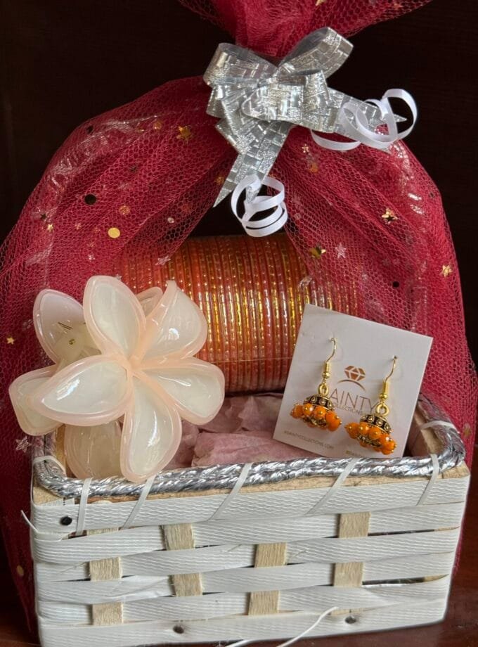 Mini Eid basket - orange