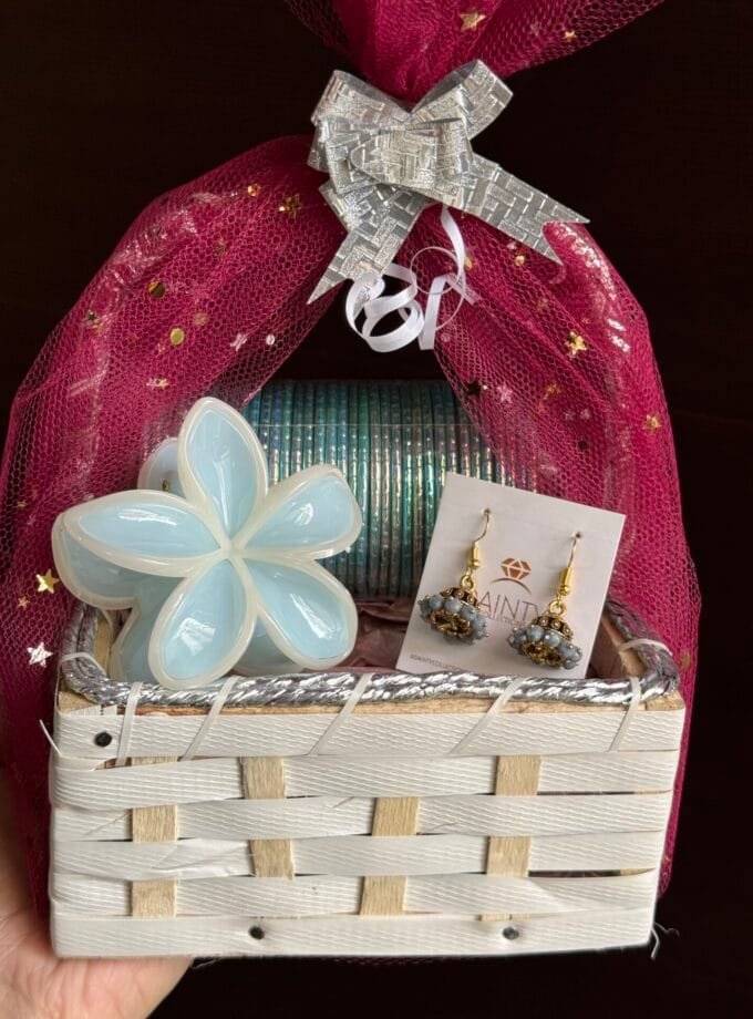 Mini Eid basket - turquoise