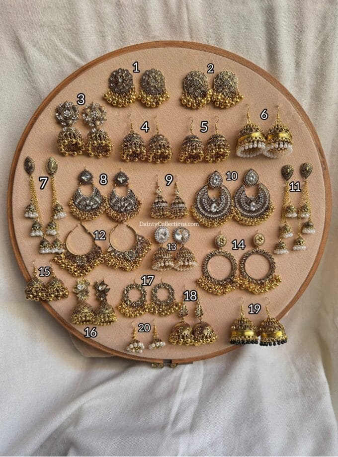 Antique jhumka frame