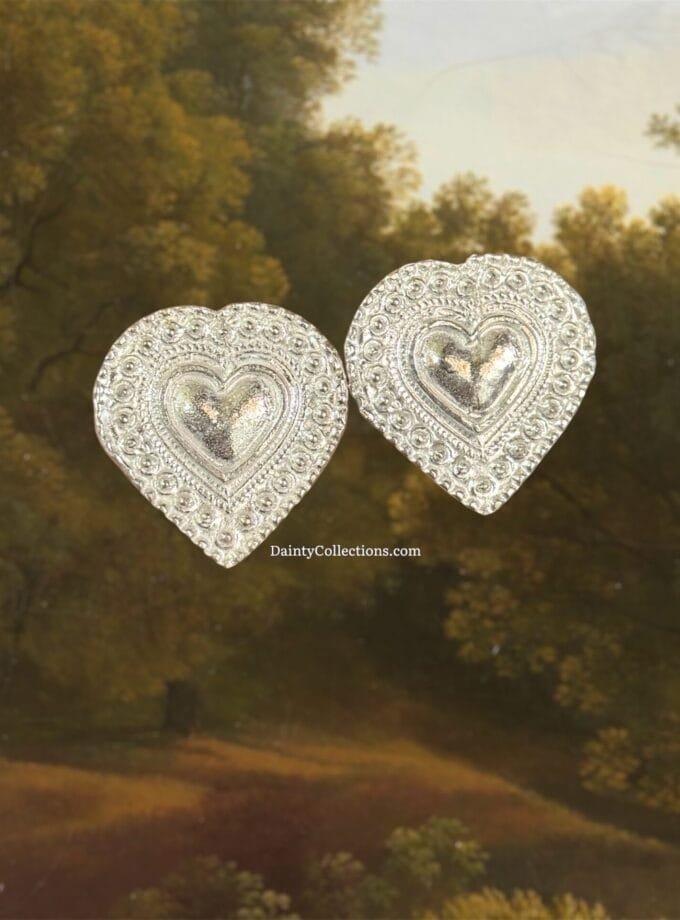 Dil ruba afghani earrings silver