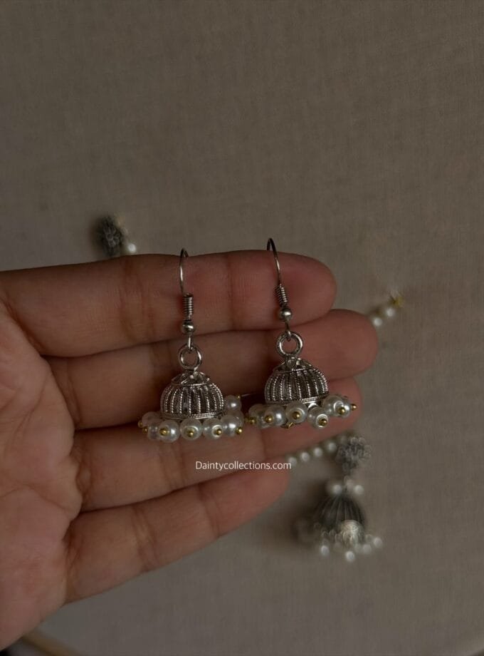 Bano jhumki silver