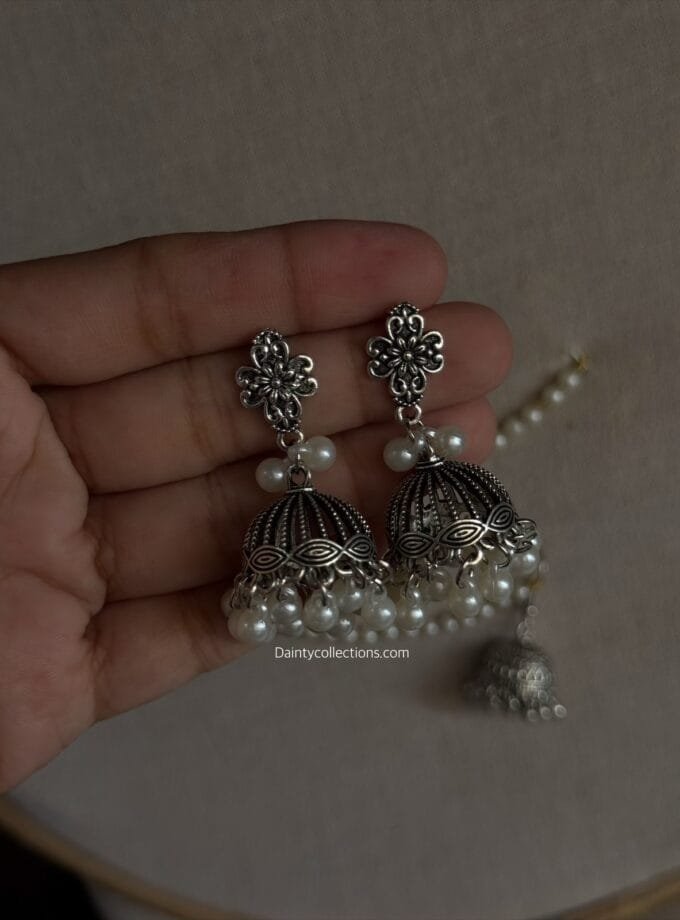 Hooray jhumki silver