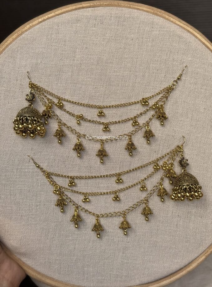 Gulbano antique jhumki
