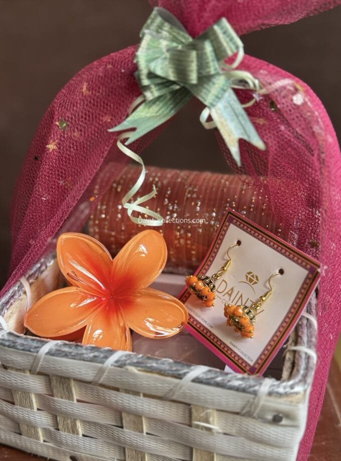 Mini Eid basket - orange