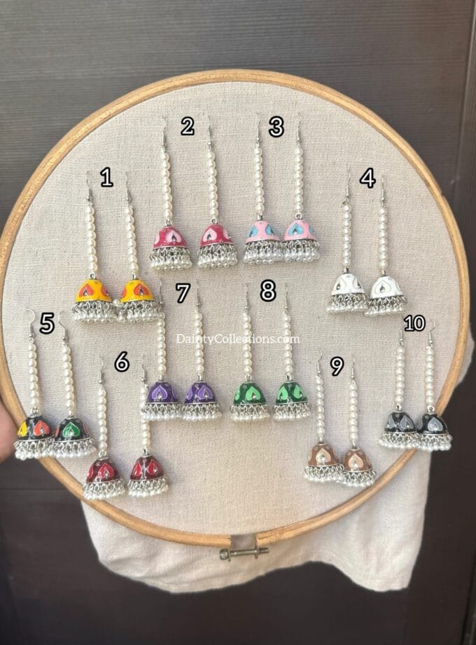 Dil ruba latkan jhumki silver