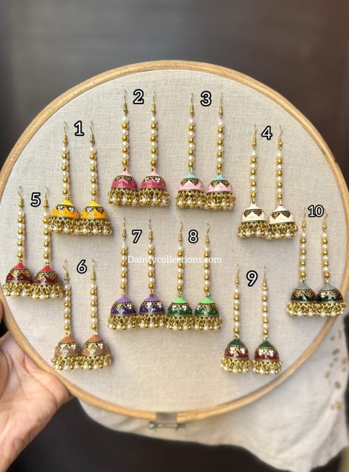 Anarkali latkan jhumki antique